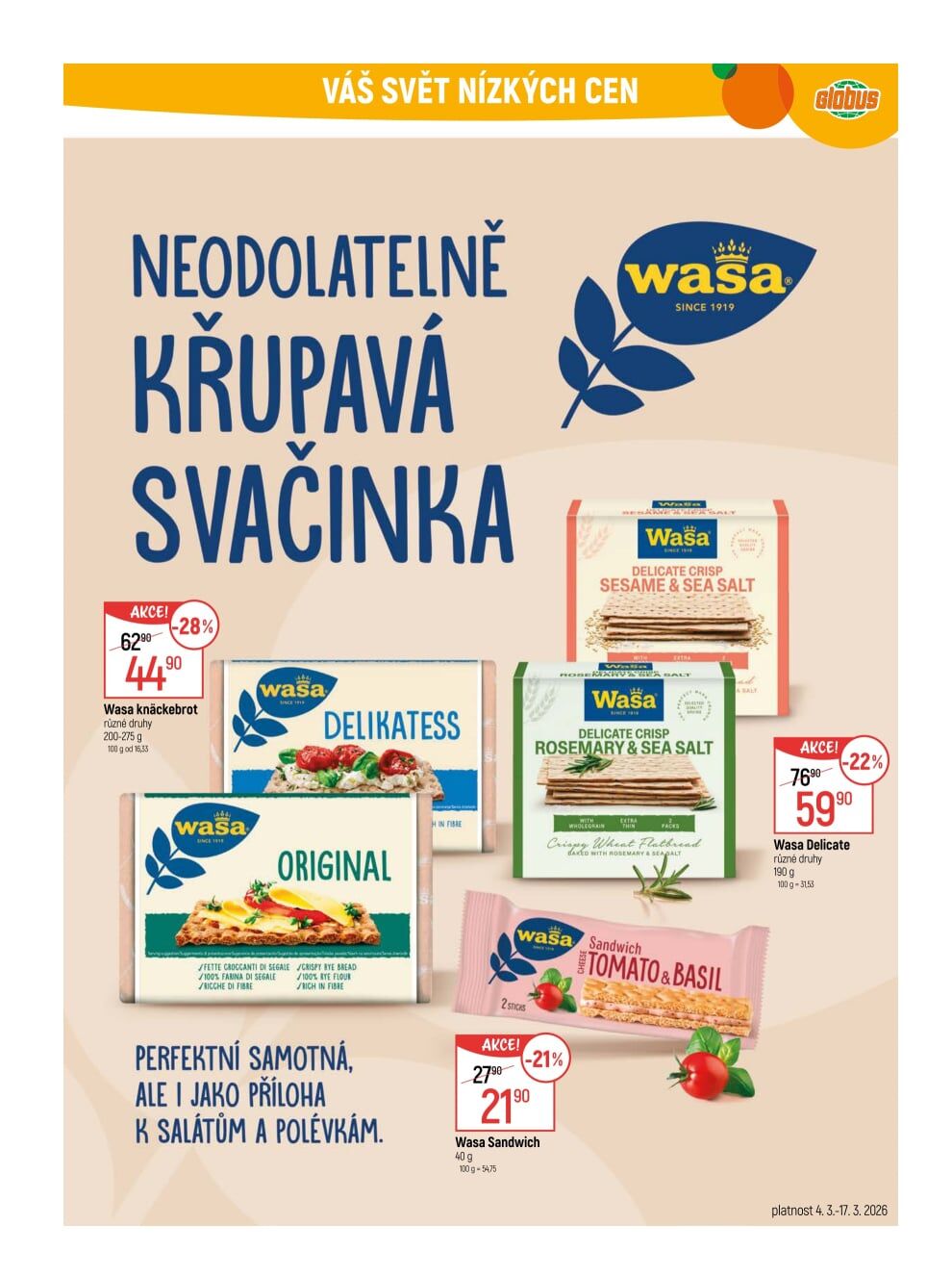 Globus leták Praha - Štěrboholy Globus strana 23
