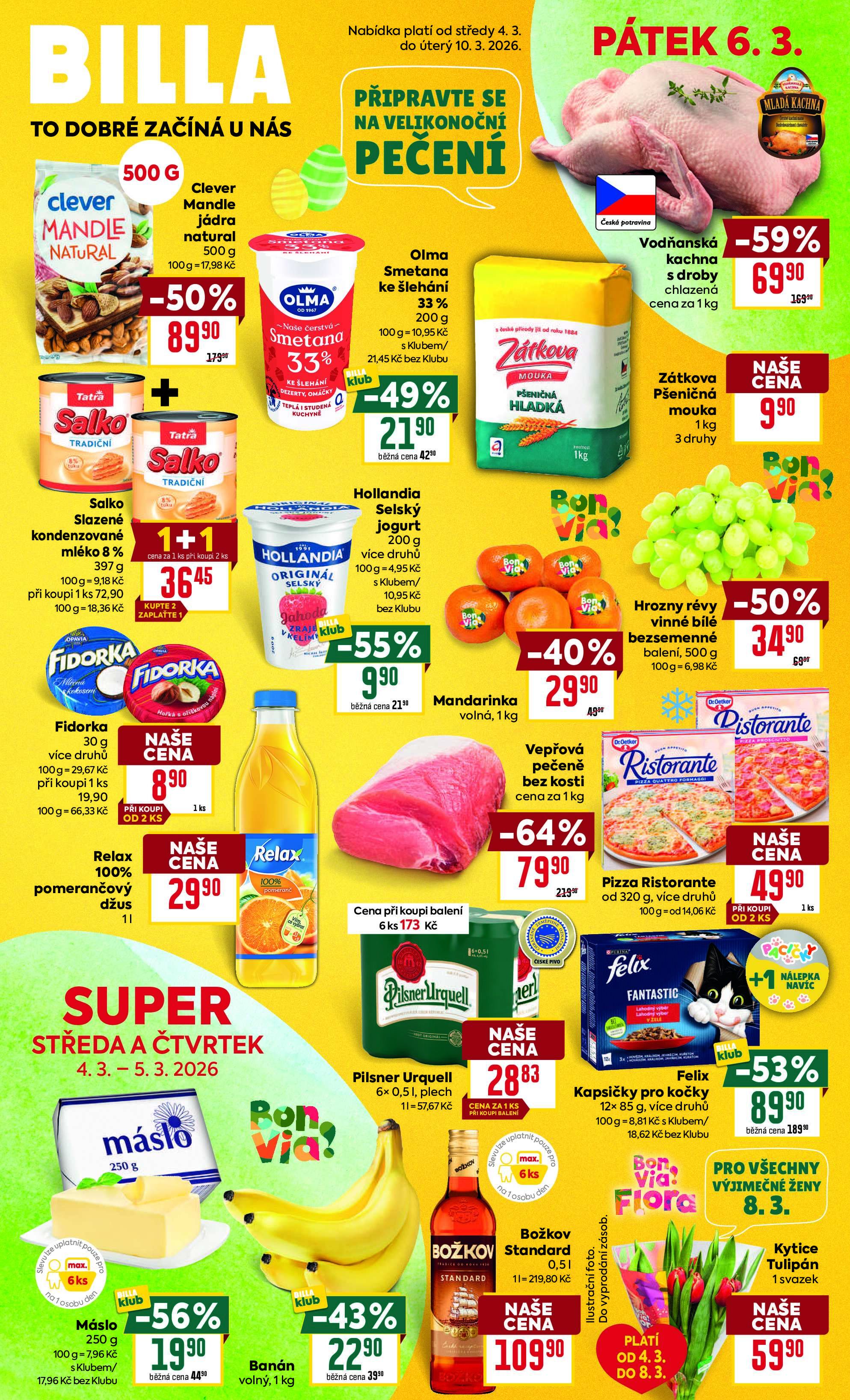BILLA akční leták BILLA strana 1