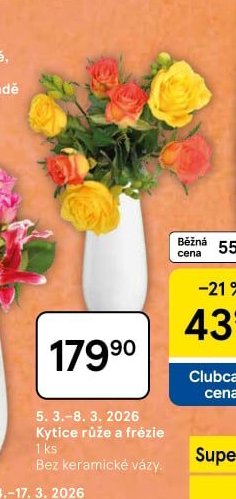 Kytice růže a frézie - Tesco aktualniletaky.eu