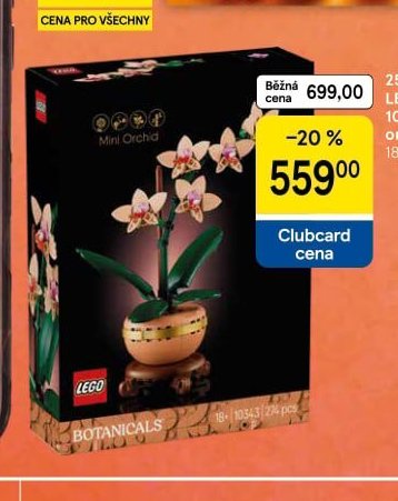 LEGO Botanicals 10343 Miniaturní orchidej - Tesco aktualniletaky.eu