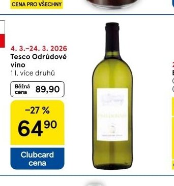 Tesco Odrůdové víno - Tesco aktualniletaky.eu
