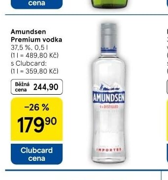 Amundsen Premium vodka - Tesco aktualniletaky.eu