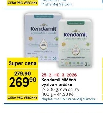 Kendamil mléčná výživa v prášku - Tesco aktualniletaky.eu