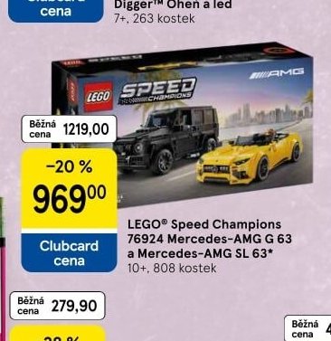LEGO Speed Champions Mercedes-AMG G 63 a Mercedes-AMG SL 63 - Tesco aktualniletaky.eu