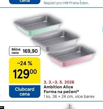 Ambition Alice Forma na pečení - Tesco aktualniletaky.eu