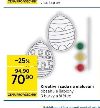 Kreativní sada na malování - Tesco aktualniletaky.eu