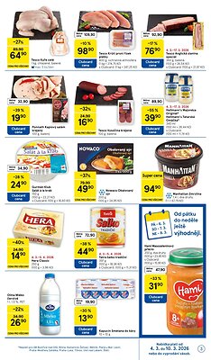 Tesco supermarket leták strana 3