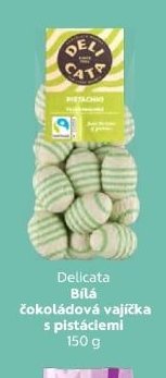 Delicata Bílá čokoládová vajíčka s pistáciemi 150 g - Albert aktualniletaky.eu