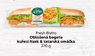 Fresh Bistro Obložená bageta kuřecí řízek & tatarská omáčka - Albert aktualniletaky.eu