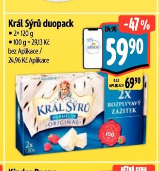 Král Sýrů duopack - Albert aktualniletaky.eu