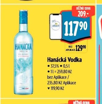 Hanácká Vodka - Albert aktualniletaky.eu