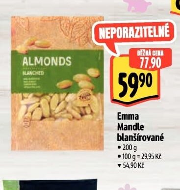 Emma Mandle blanšírované 200 g - Albert aktualniletaky.eu