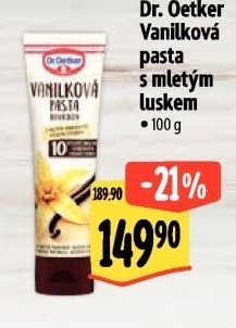 Dr. Oetker Vanilková pasta s mletým luskem - Albert aktualniletaky.eu