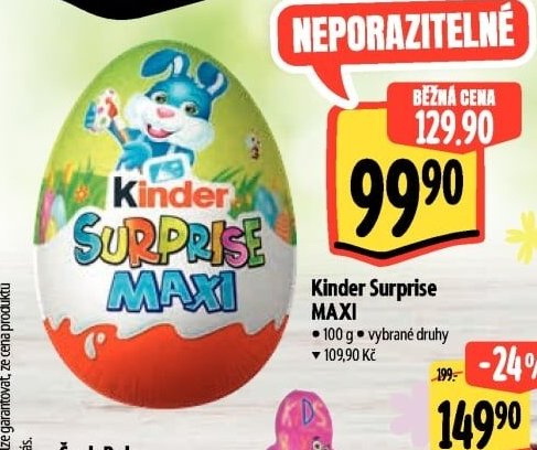 Kinder Surprise MAXI - Albert aktualniletaky.eu