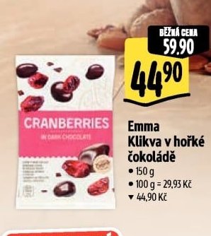 Emma Klikva v hořké čokoládě - Albert aktualniletaky.eu
