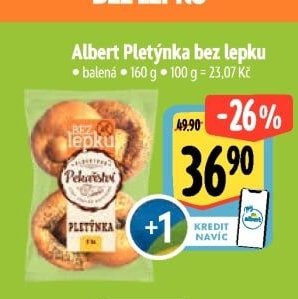 Albert Pletýnka bez lepku - Albert aktualniletaky.eu