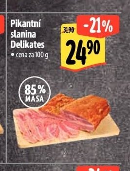 Pikantní slanina Delikates - Albert aktualniletaky.eu