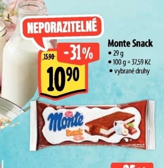 Monte Snack - Albert aktualniletaky.eu