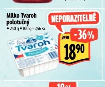 Milko Tvaroh polotučný - Albert aktualniletaky.eu
