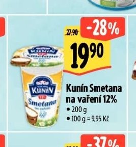 Kunín Smetana na vaření 12% - Albert aktualniletaky.eu