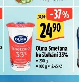 Olma Smetana ke šlehání 33% - Albert aktualniletaky.eu