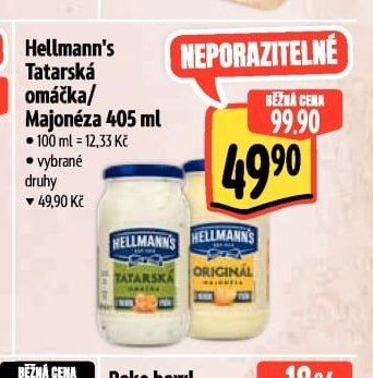 Hellmann's Tatarská omáčka / Majonéza - Albert aktualniletaky.eu