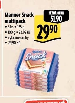 Manner Snack multipack - Albert aktualniletaky.eu