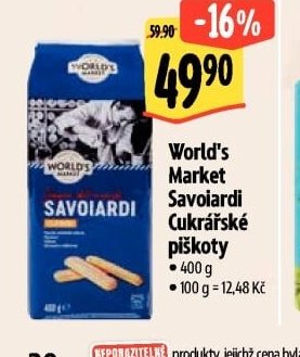 World's Market Savoiardi Cukrářské piškoty - Albert aktualniletaky.eu
