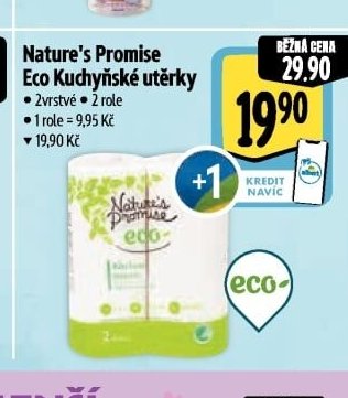 Nature's Promise Eco Kuchyňské utěrky - Albert aktualniletaky.eu