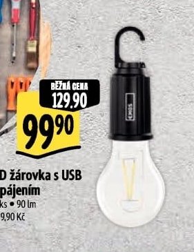 LED žárovka s USB napájením - Albert aktualniletaky.eu