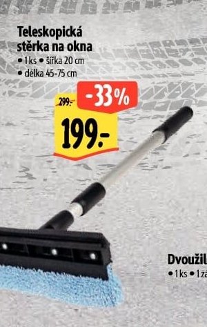 Teleskopická stěrka na okna - Albert aktualniletaky.eu
