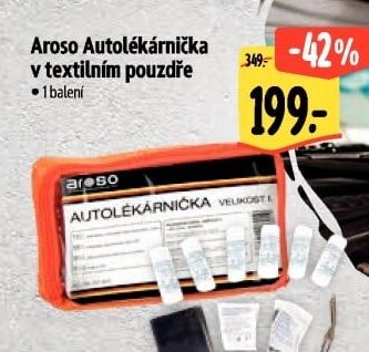 Aroso Autolékárnička v textilním pouzdře - Albert aktualniletaky.eu