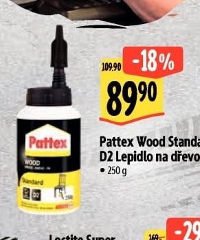 Pattex Wood Standard D2 Lepidlo na dřevo - Albert aktualniletaky.eu