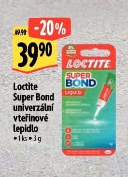 Loctite Super Bond univerzální vteřinové lepidlo - Albert aktualniletaky.eu