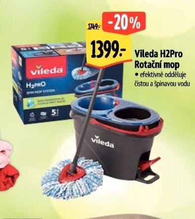 Vileda H2Pro Rotační mop - Albert aktualniletaky.eu