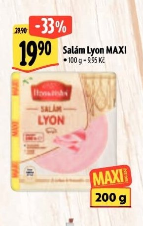 Salám Lyon MAXI - Albert aktualniletaky.eu