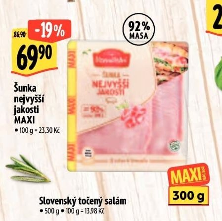 Šunka nejvyšší jakosti MAXI - Albert aktualniletaky.eu