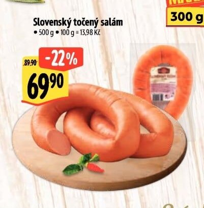 Slovenský točený salám - Albert aktualniletaky.eu
