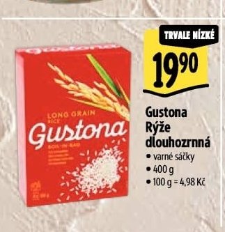 Gustona Rýže dlouhozrnná - Albert aktualniletaky.eu