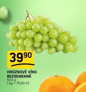 Hroznové víno bezsemenné - FLOP aktualniletaky.eu