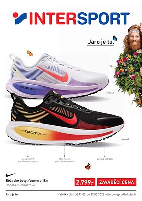 aktuální leták Intersport 11.3.2026-22.3.2026