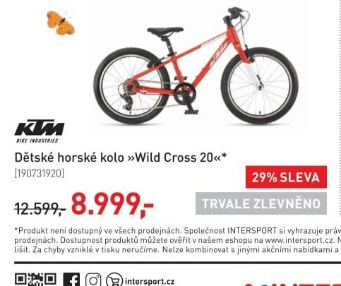 Dětské horské kolo »Wild Cross 20«* - Intersport aktualniletaky.eu