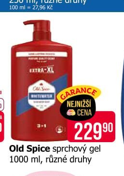 Old Spice sprchový gel 1000 ml, různé druhy - Teta drogerie aktualniletaky.eu