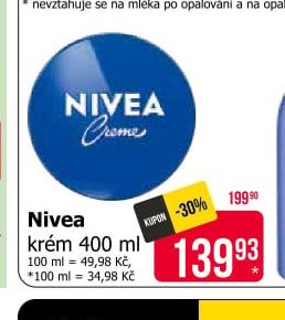 Nivea krém 400 ml - Teta drogerie aktualniletaky.eu