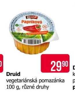 Druid vegetariánská pomazánka 100 g, různé druhy - Teta drogerie aktualniletaky.eu