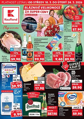 aktuální leták Kaufland 18.3.2026-24.3.2026