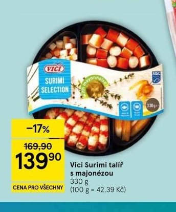 Vici Surimi talíř s majonézou - Tesco aktualniletaky.eu