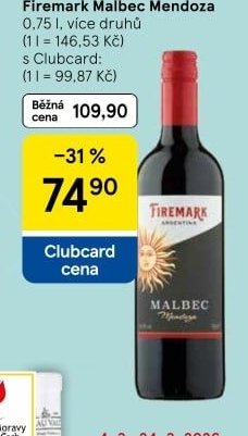 Firemark Malbec Mendoza - Tesco aktualniletaky.eu