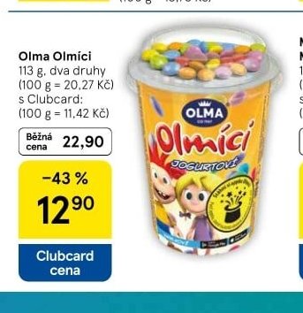 Olma Olmíci 113 g - Tesco aktualniletaky.eu