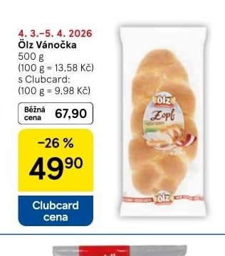 Ölz Vánočka 500 g - Tesco aktualniletaky.eu